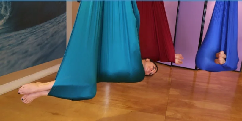 Aerial Pilates side ball