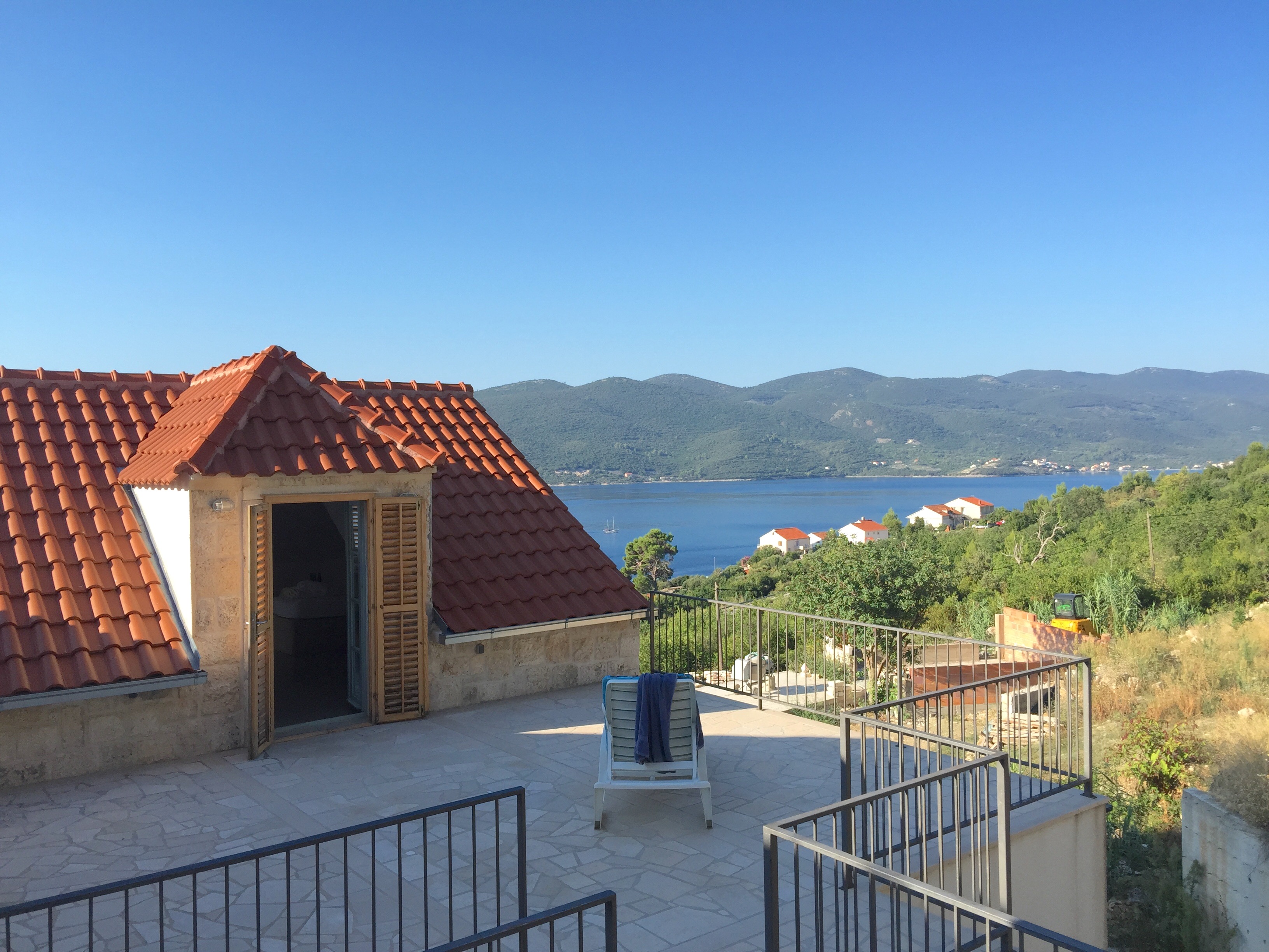 Stone house overlooking the Adriatic